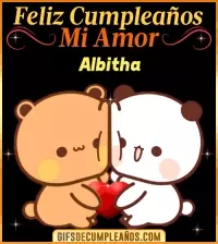 GIF Feliz Cumpleaños mi Amor Albitha